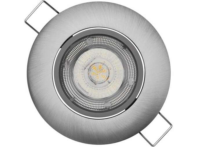 EMOS LIGHTING LED točkovna svetilka Exclusive 5W WW srebrna ZD3221