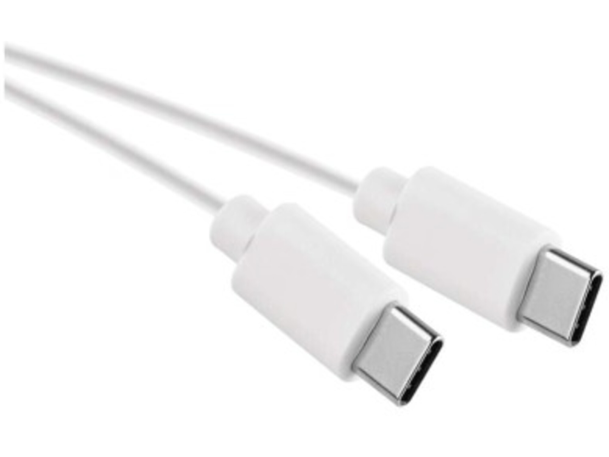 EMOS kabel USB-C na USB-C 3.1  SM7027W1 m, bela