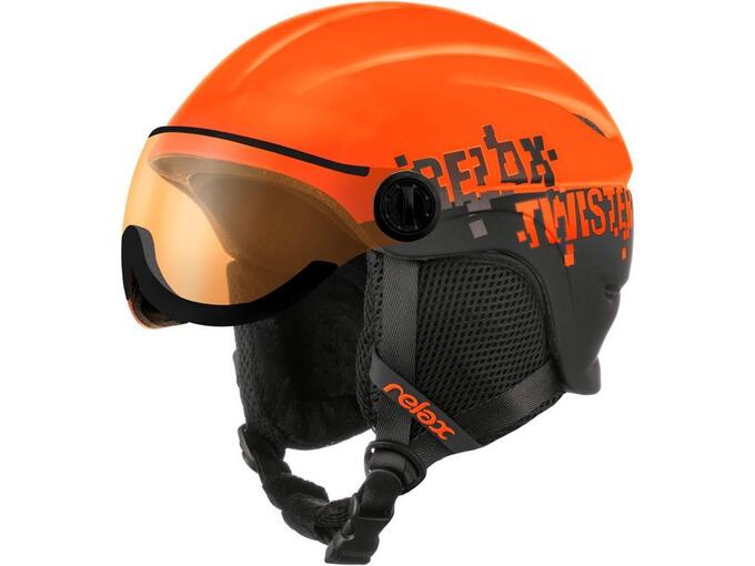 RELAX Smučarska čelada twister visor RX-RH27D-S s