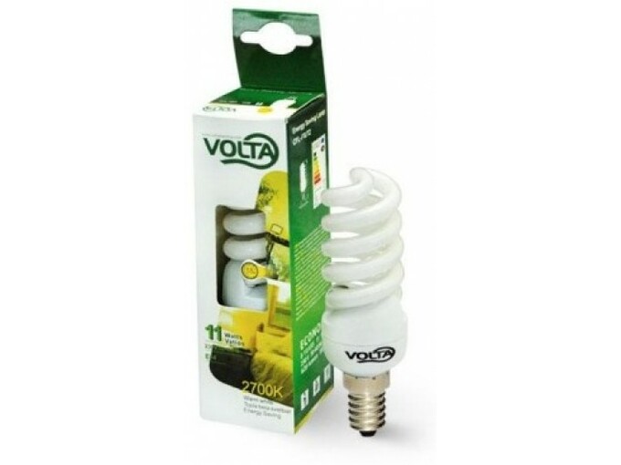 Volta varčna žarnica CFL-FS T2 220-240V 11W-E14-2700K