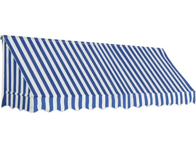 VIDAXL Bistro tenda 300x120 cm modra in bela