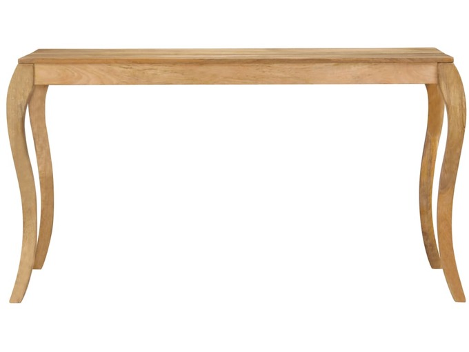 VIDAXL Jedilna miza iz trdnega mangovega lesa 135x75x76 cm