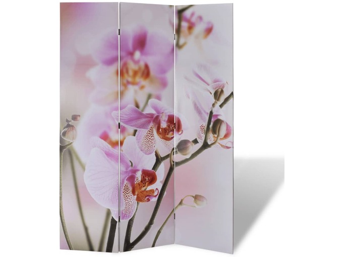 VIDAXL Zložljiv paravan 120x170 cm cvetje
