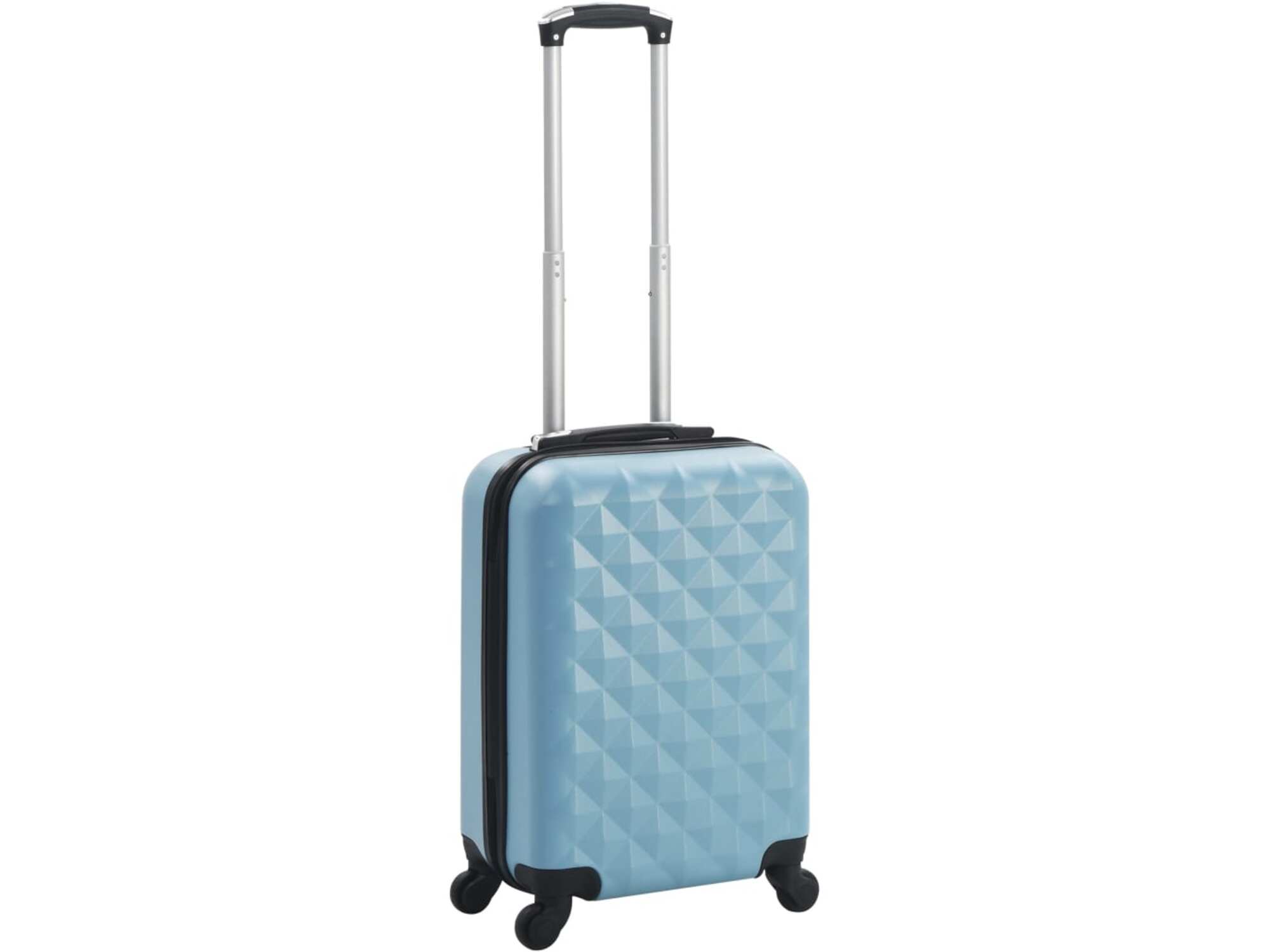 VIDAXL Trd potovalni kovček moder ABS