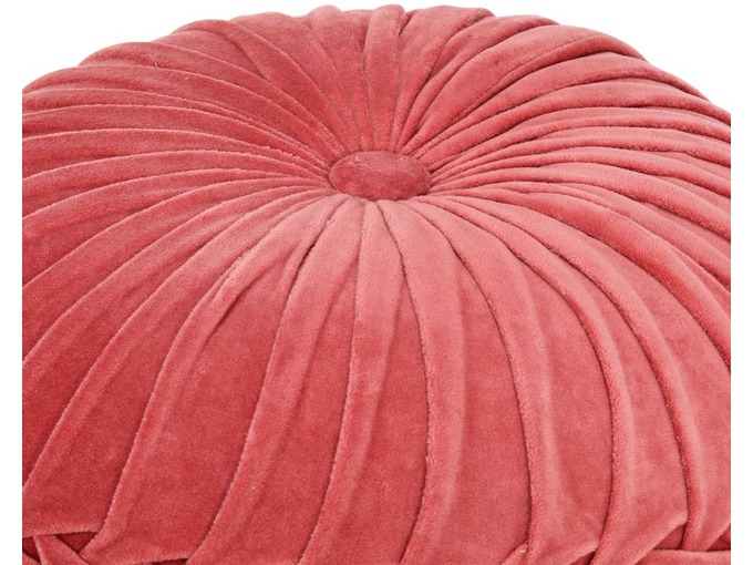 VIDAXL Tabure iz bombažnega žameta vezeni dizajn 40x30 cm roza