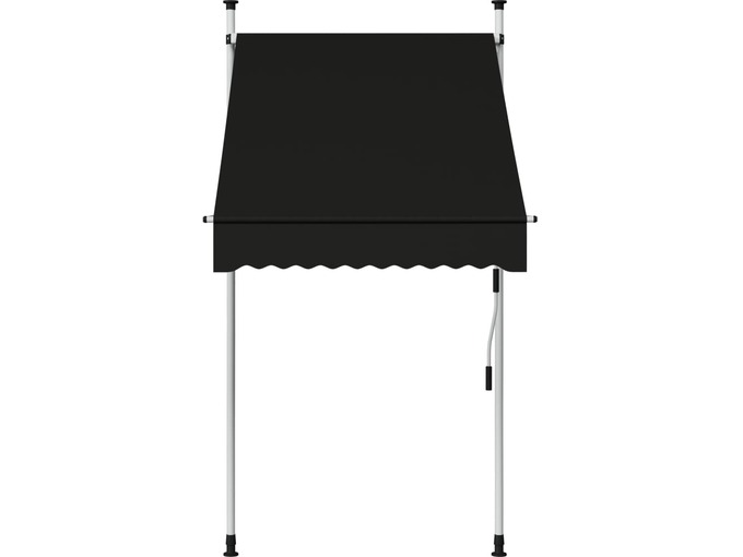 VIDAXL Ročno zložljiva tenda 100 cm antracitna