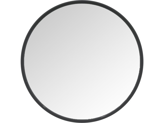 VIDAXL Stensko ogledalo črno 40 cm