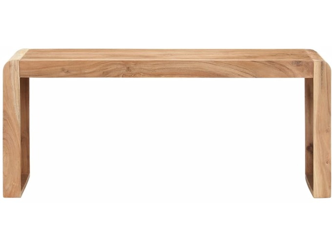 VIDAXL Klop 110x38x46 cm trden akacijev les