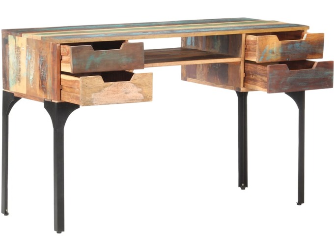 VIDAXL Pisalna miza 118x48x75 cm trden predelan les