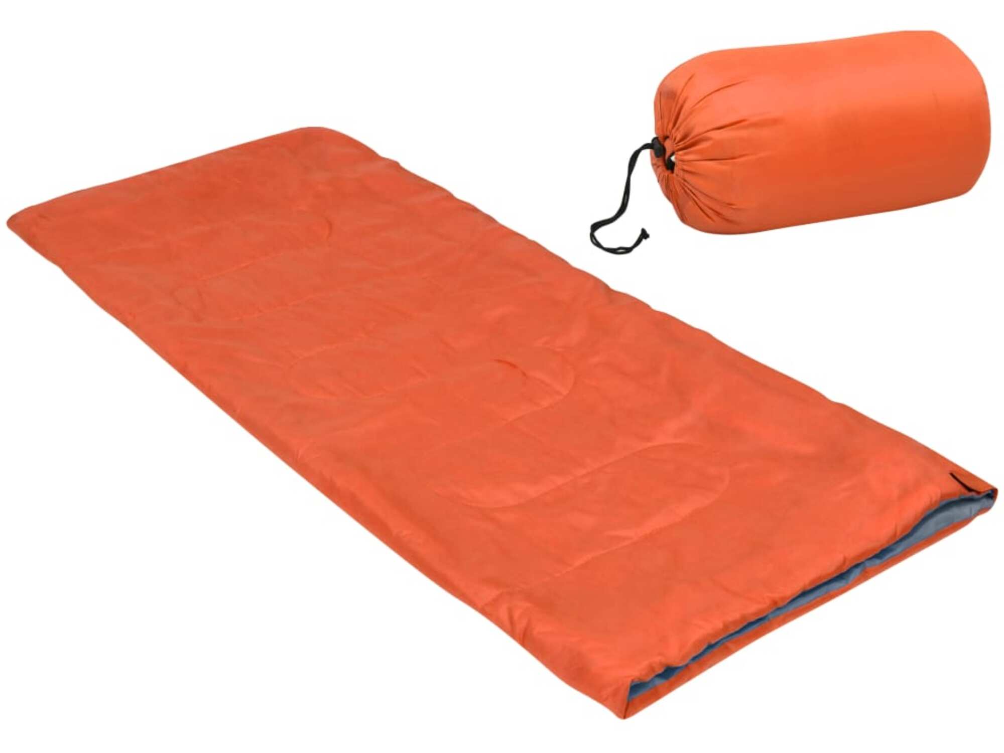 VIDAXL Lahka otroška spalna vreča oranžna 670 g 15°C