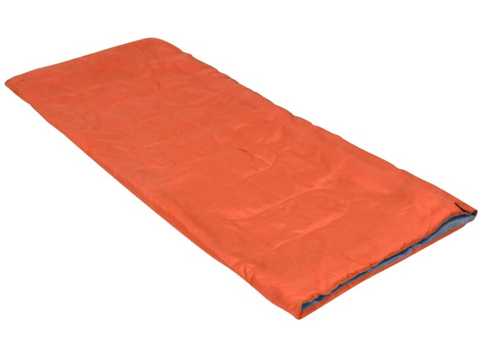VIDAXL Lahka otroška spalna vreča oranžna 670 g 15°C