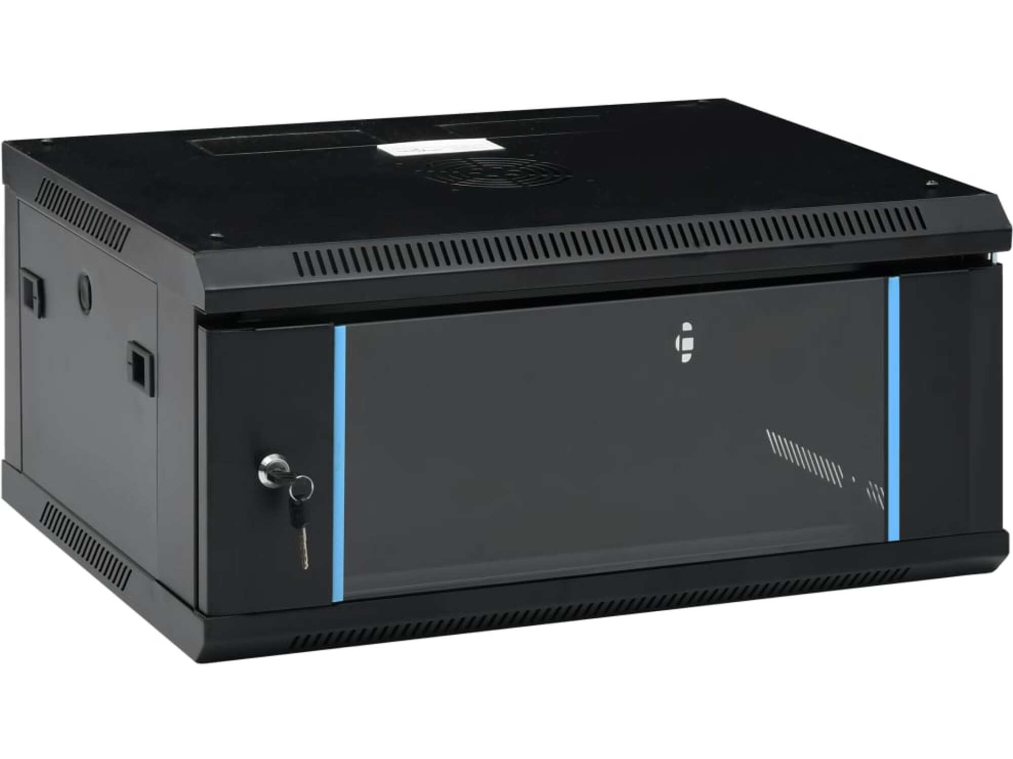 VIDAXL Stenska omrežna omarica 4U 19 IP20 600x450x285 mm