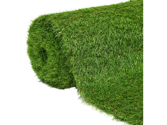 VIDAXL Umetna trava 1x5 m/40 mm zelena