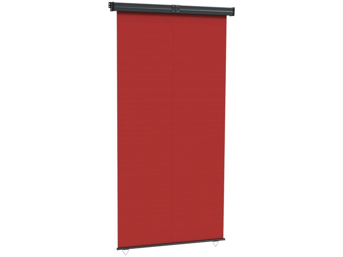 VIDAXL Balkonska stranska tenda 140x250 cm rdeča