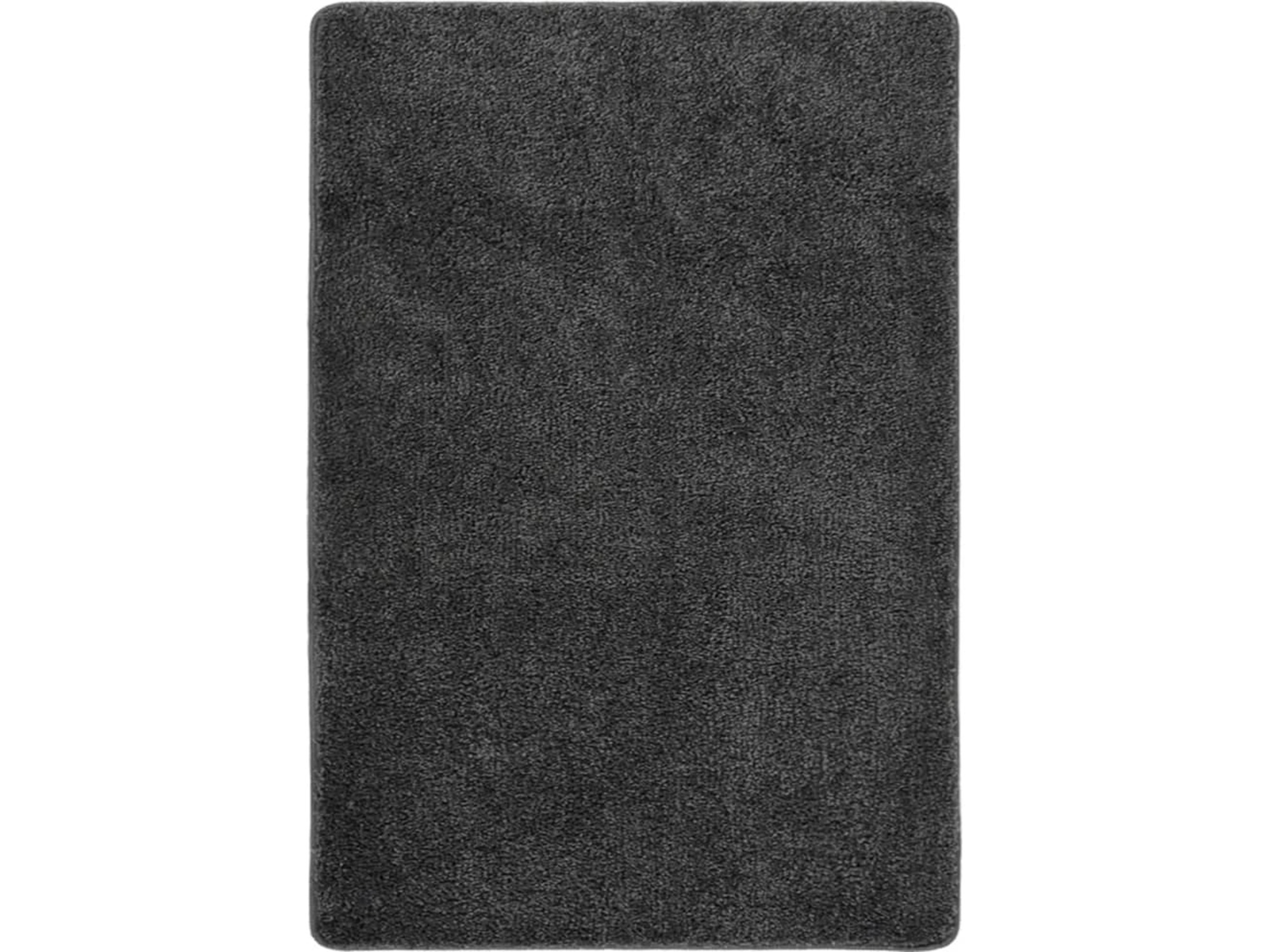 VIDAXL Košata preproga temno siva 160x230 cm nedrseča