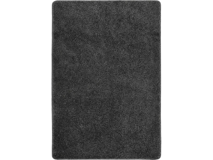 VIDAXL Košata preproga temno siva 160x230 cm nedrseča