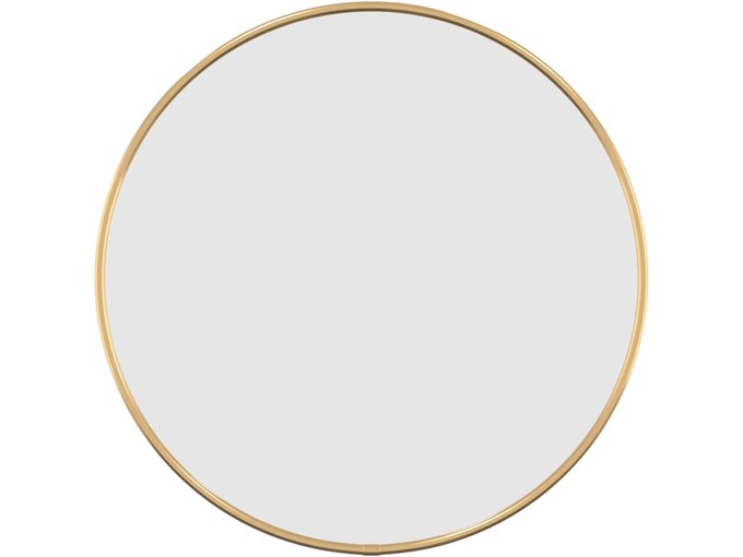 VIDAXL Stensko ogledalo zlate Ø 20 cm okroglo