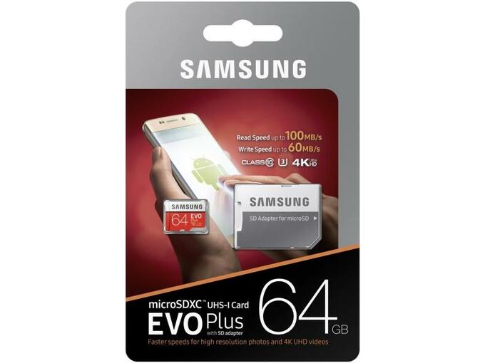Samsung Spominska kartica evo plus 64gb micro sdhc class 10