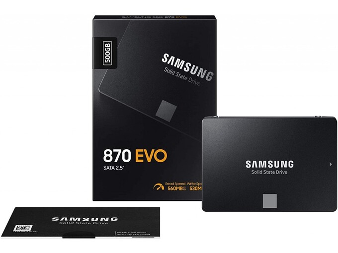 Samsung 870 evo 500gb 2,5 sata3 (mz-77e500b/eu) ssd