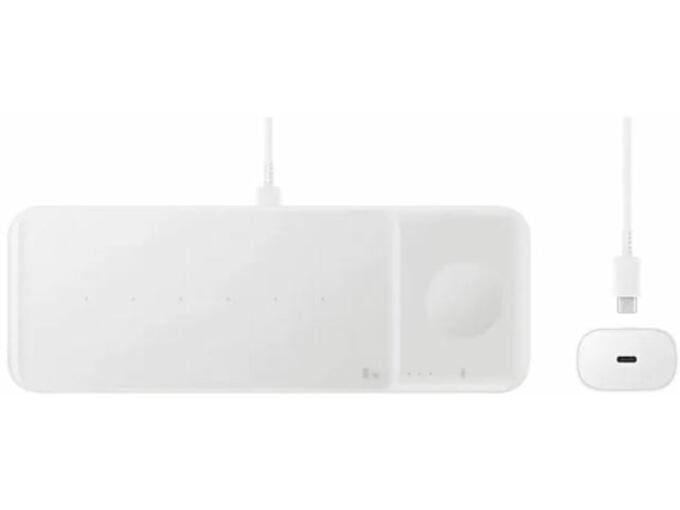 SAMSUNG brezžična polnilna postaja 3v1 EP-P6300TWEGEU, bela