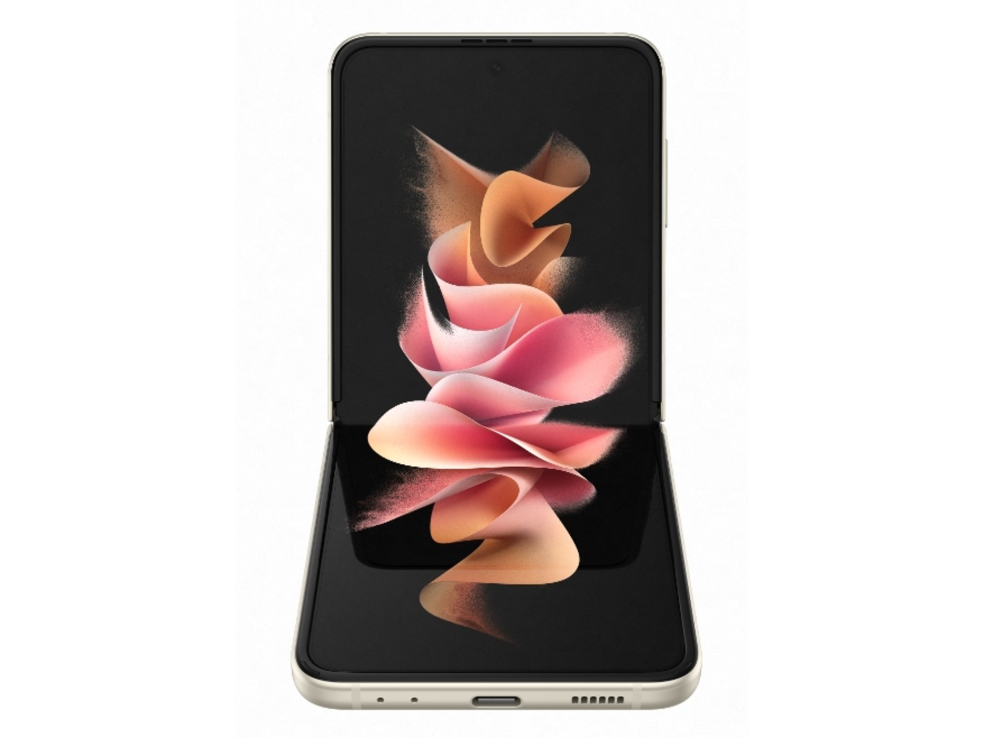 Samsung Galaxy mobilni telefon Z Flip3 5G 128GB, kremna