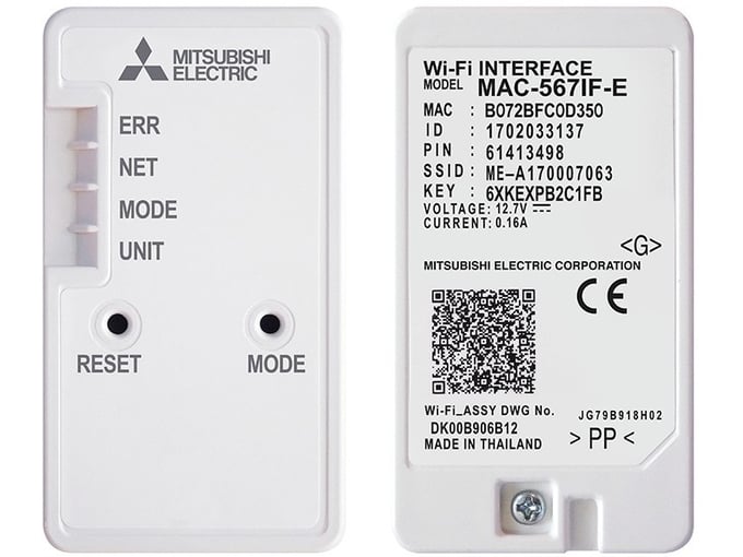 Mitsubishi Wi-Fi vmesnik za klimatske naprave MI MAC-587IF-E  