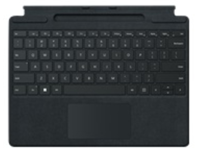 MICROSOFT Surface Pro Signature Tipkovnica z sledilno ploščico, Surface Slim Pen 2 shranjevanje /Mednarodna angleščina/črna 8XA-00086