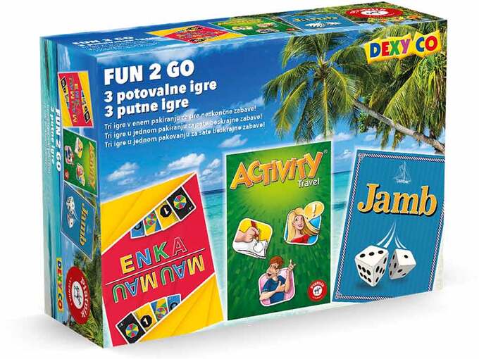 Piatnik Fun 2 GO set 3 potovalnih iger