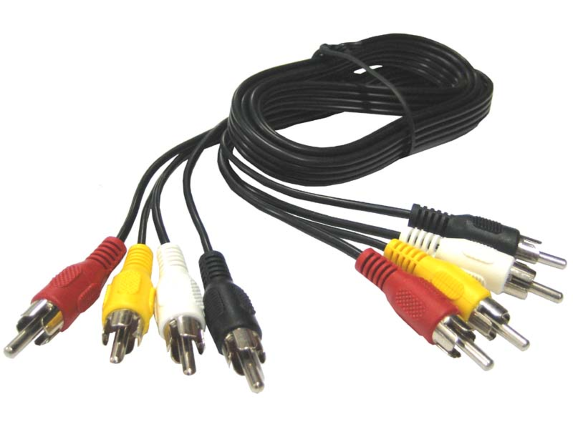 Cabletech chinch kabel 4xM. / 4xM. 2,5 m, AC7-2,5