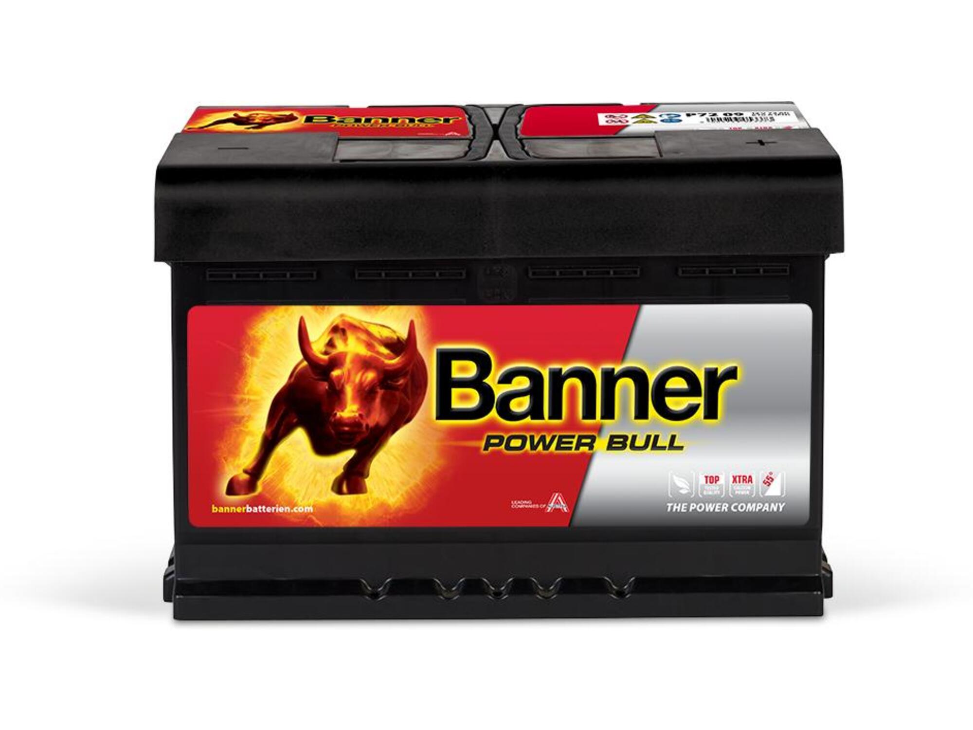 BANNER akumulator 72ah (d+) power bull-12 v