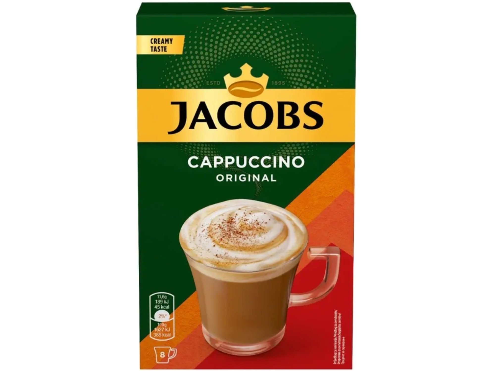 JACOBS cappuccino Original 8 x 11.6 g