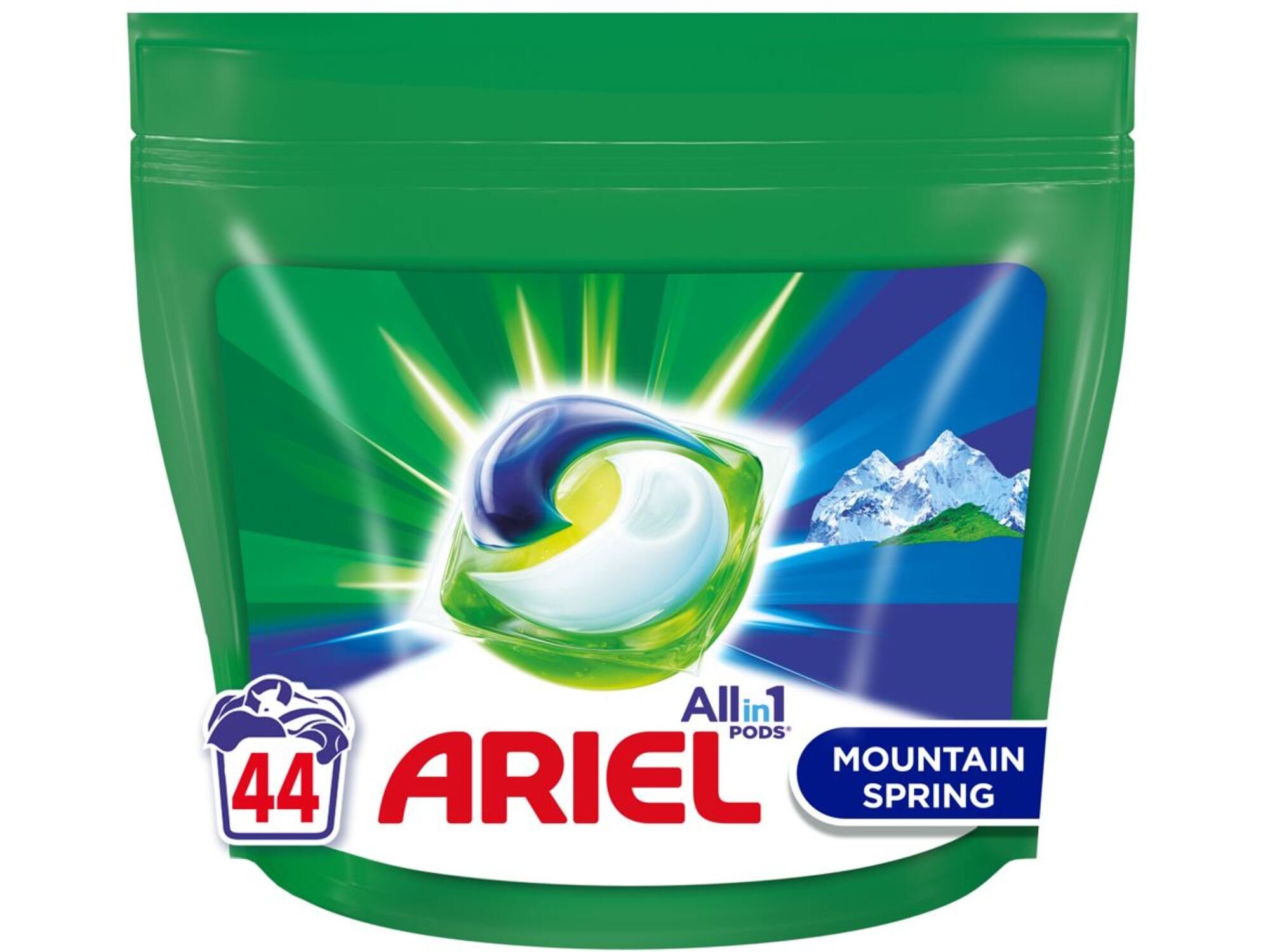 ARIEL kapsule za pranje perila Ariel Mountain Spring, 44kos