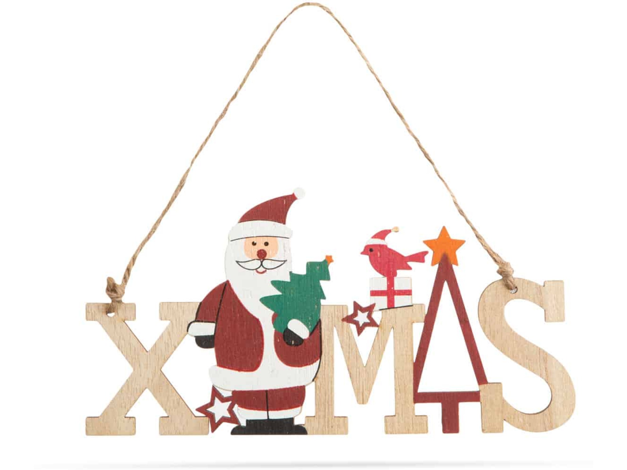 Family Christmas lesena božična dekoracija viseča xmas 17 x 9 cm