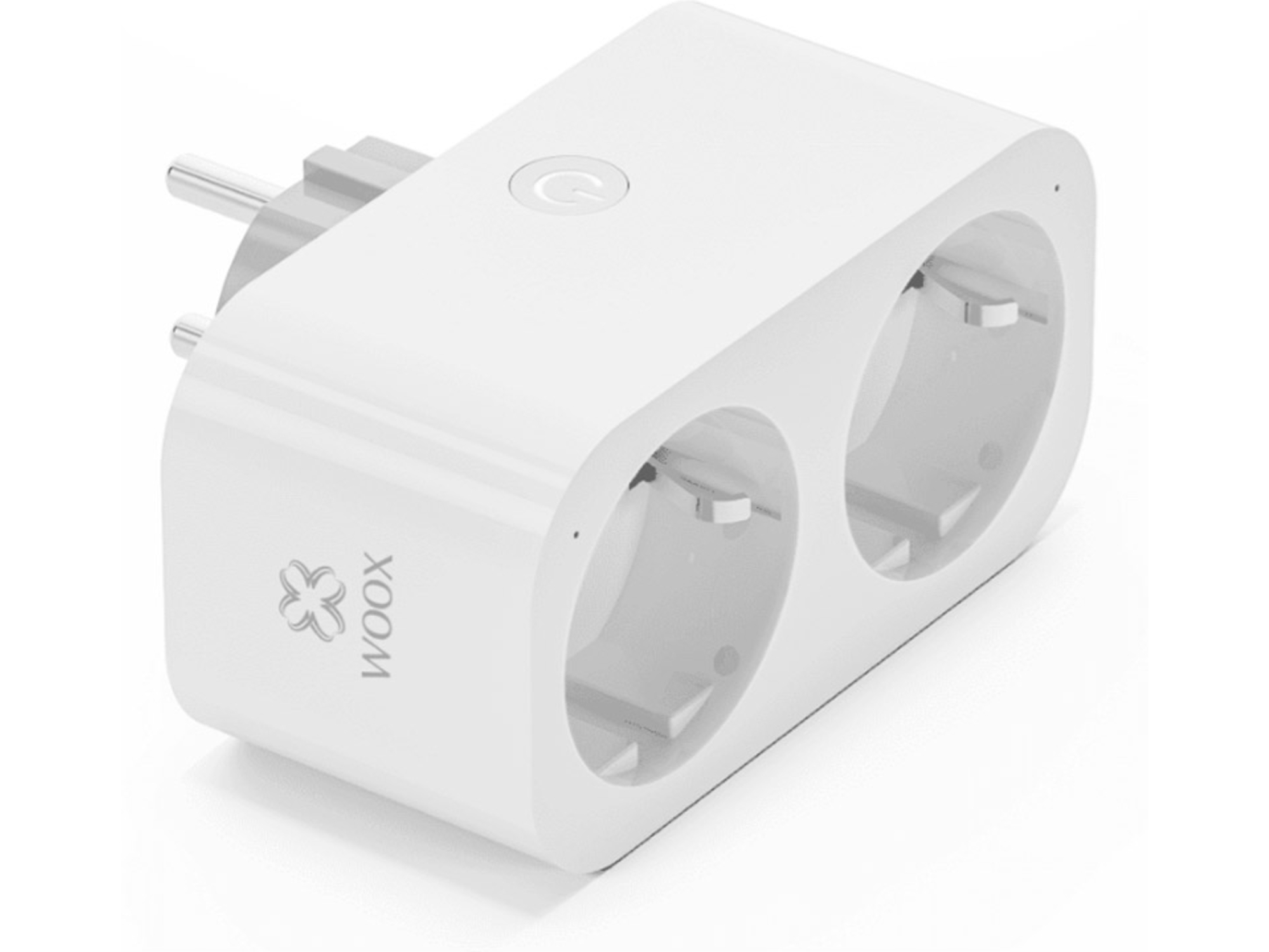WOOX r6153 smart wifi dvojna cb2s 2v1 energy monitoring pametna vtičnica