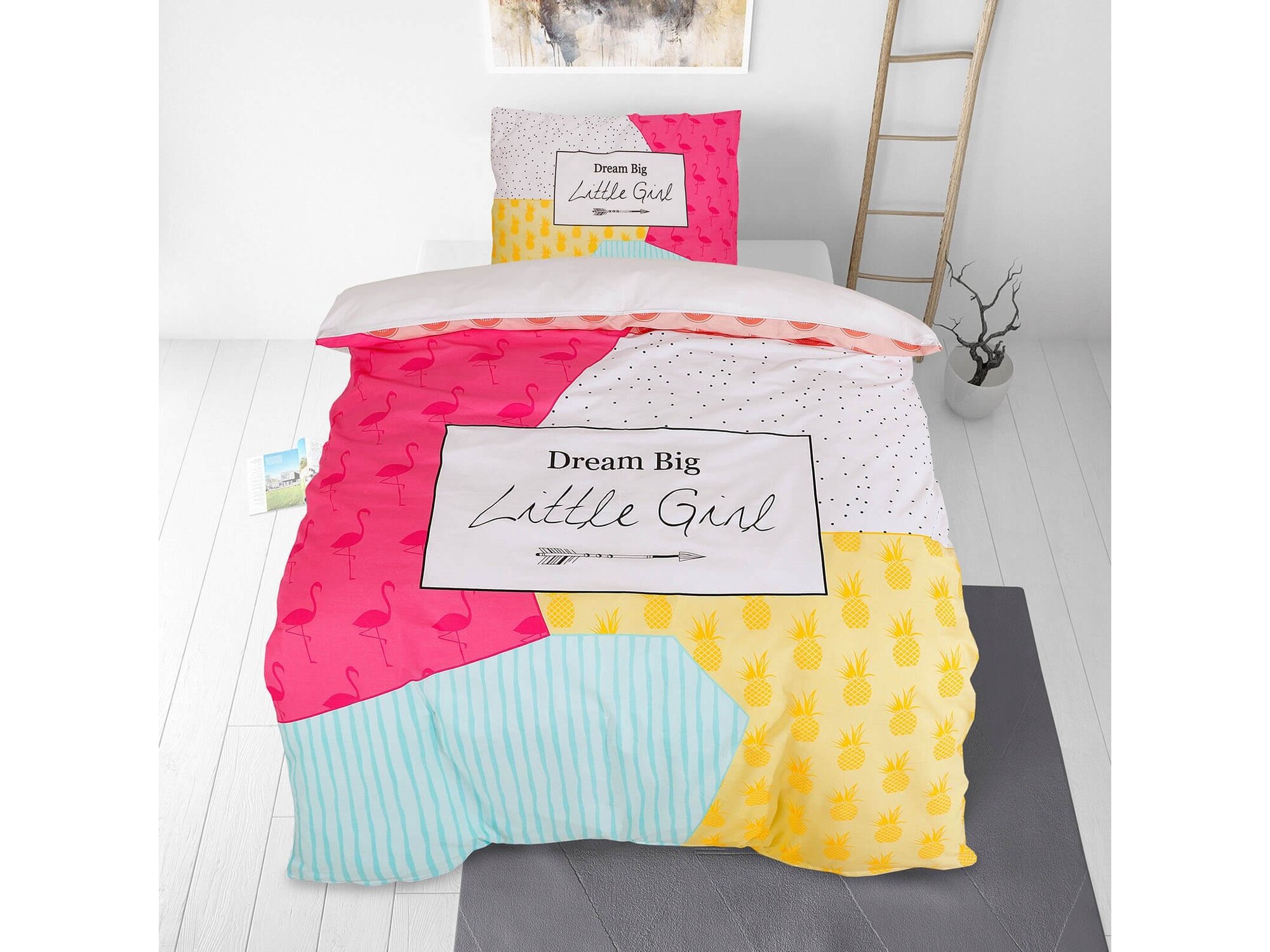 SVILANIT otroška bombažna posteljnina Little Girl - 135x200 + 50x70 cm