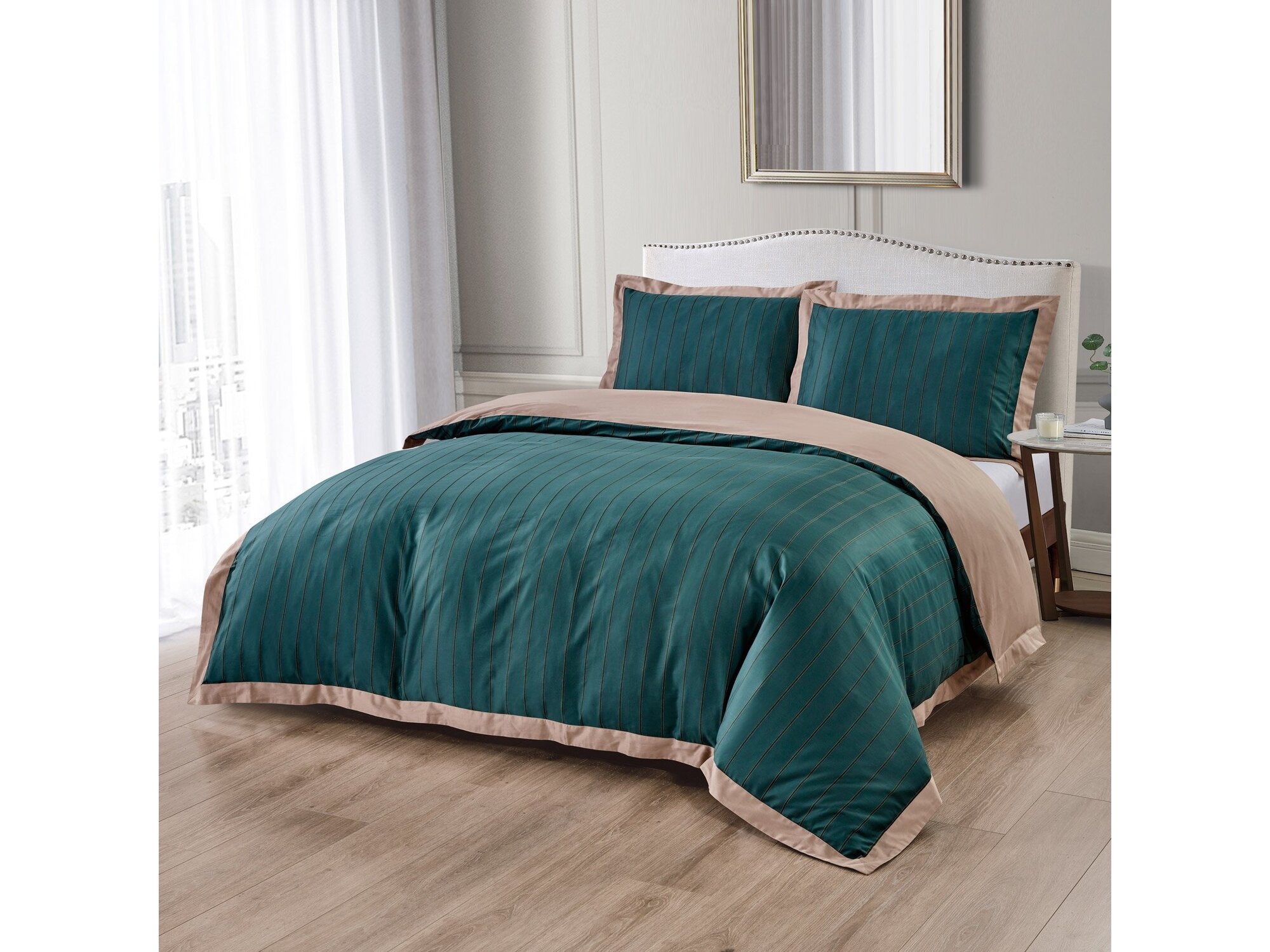 SVILANIT bombažno-satenasta premium posteljnina Zoie - 140x200 + 50x70 cm