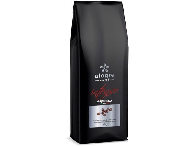 ALEGRE CAFFE pražena kava v zrnu Intenso, 1kg