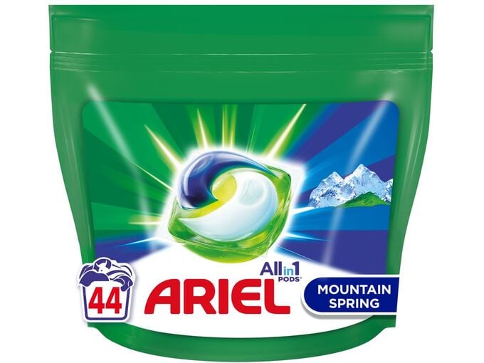 ARIEL kapsule za pranje perila Ariel Mountain Spring, 44kos