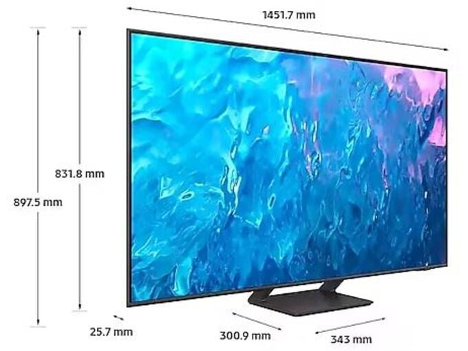 SAMSUNG TV sprejemnik QE65Q70CATXXH, 120 Hz, 165 cm