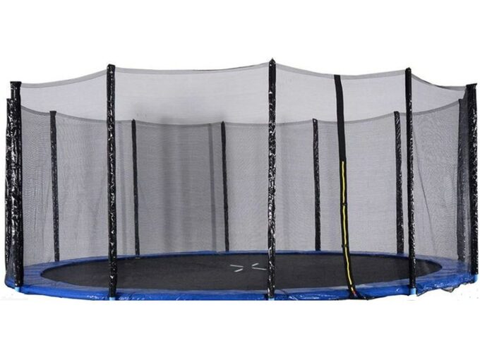 TOO MUCH zaščitna mreža za trampolin 488 cm (16 FT), 6 nog/12 palic, brez konstrukcije