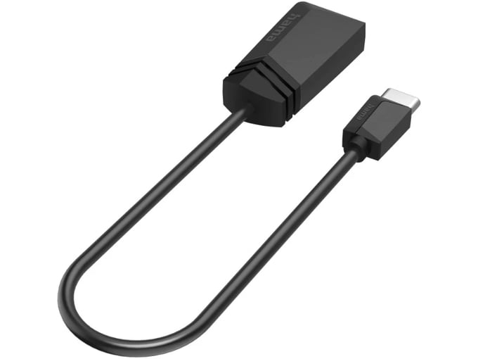 HAMA adapter, USB-C moški/USB ženski, usb 3.2 Gen1, 5Gbps, 00200312