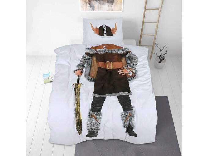 SVILANIT otroška bombažna posteljnina Viking - 140x200 + 50x70 cm