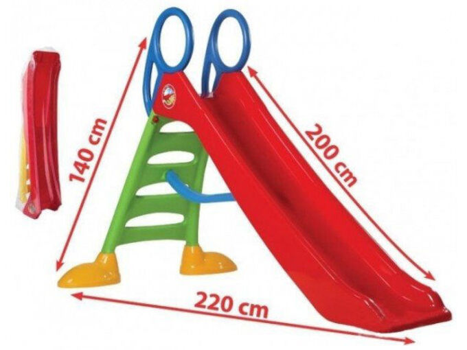 DOHANY 2085 otroški tobogan (200cm) rdeč