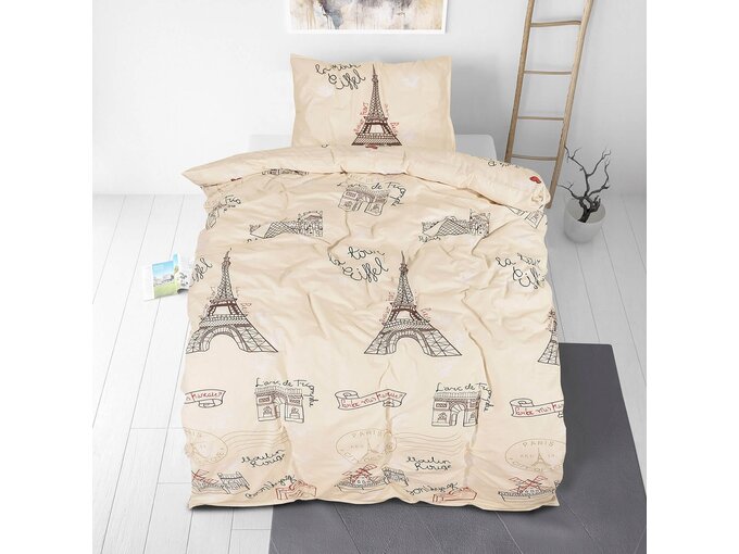 SVILANIT otroška bombažna posteljnina Paris Dream - 140x200, 50x70 cm