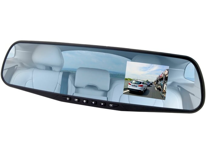 ESPERANZA avto kamera snemalna LCD 2,4 ogledalo 120° XDR103