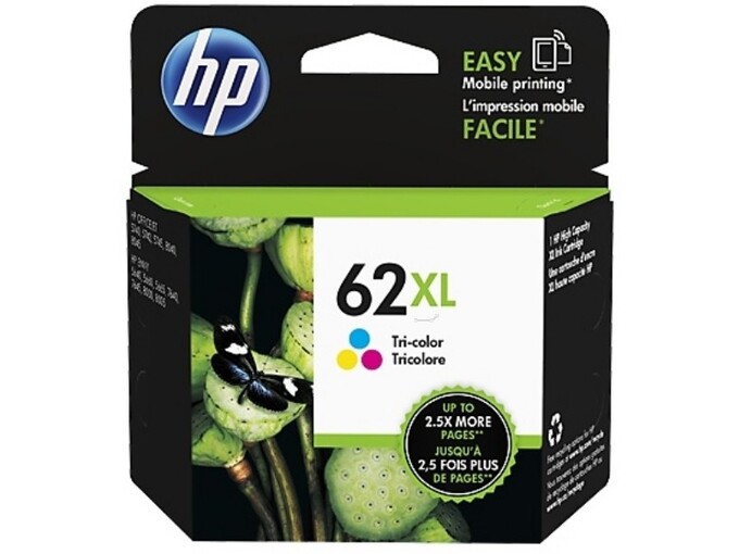 HP C2P07AE nr.62 XL barvna, originalna kartuša