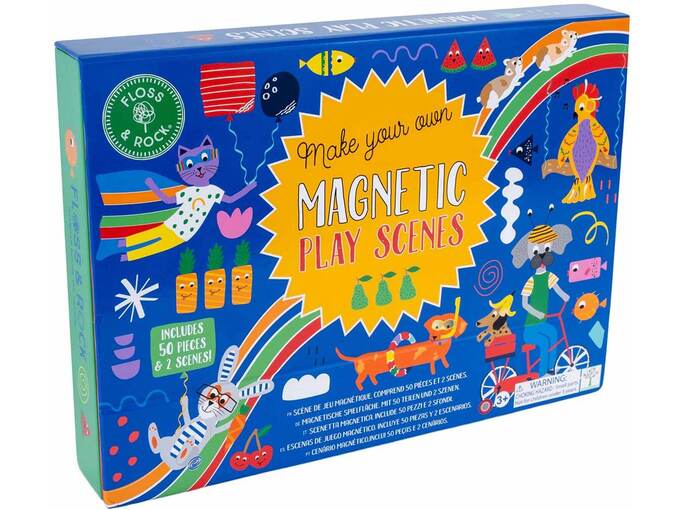 FLOSS&ROCK magnetna knjigica Magnetic play scenes Pets