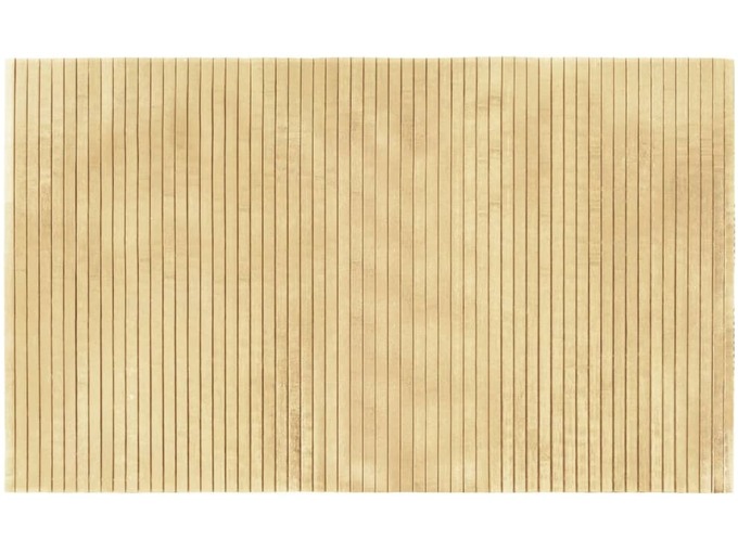 VIDAXL Preproga pravokotna svetlo naravna 60x100 cm bambus