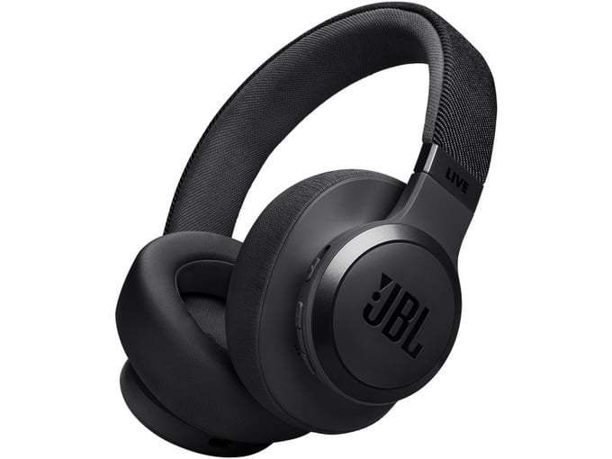 JBL naglavne slušalke Live 770NC, črne