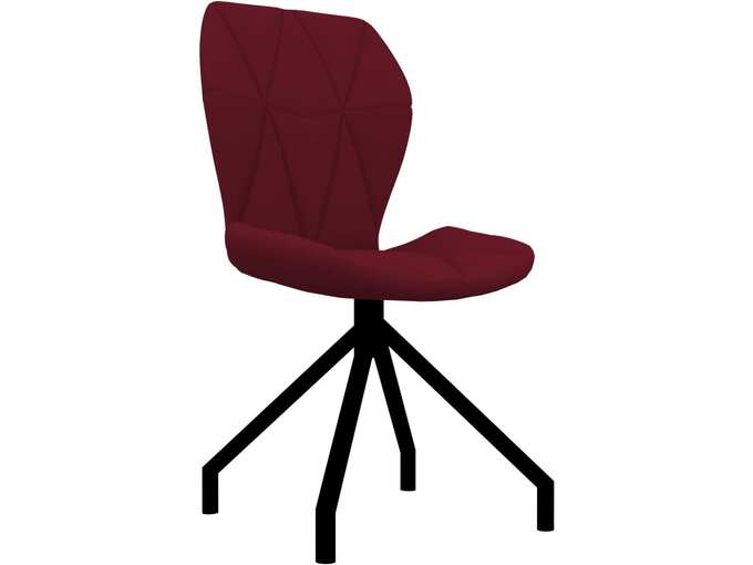VIDAXL Jedilni stoli 2 kosa vinsko rdeče umetno usnje